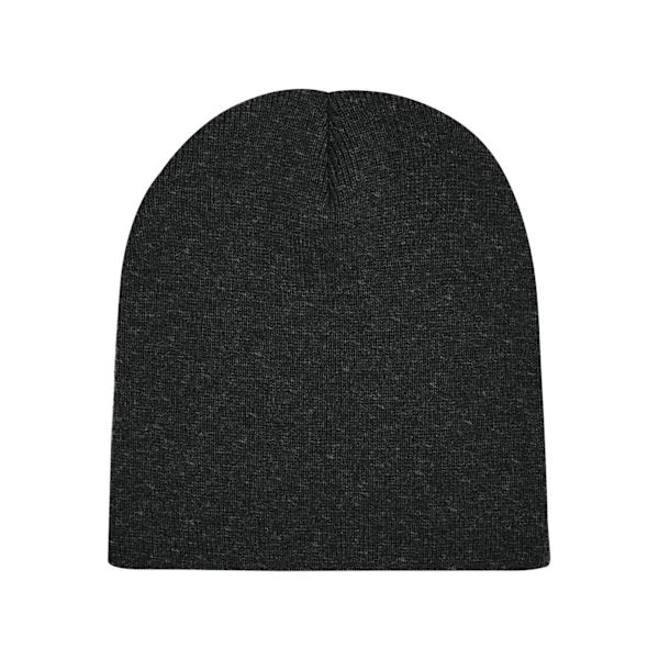Beechfield Yksivärinen Yksinkertainen Neulotu Vinterpipo Yksikoko Charc Charcoal One Size Charcoal
