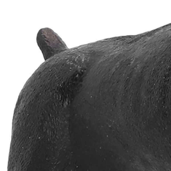 Svart Doberman Modell Leksaker Söta Simulering Djur Figur Barn Tidig Utbildning Leksak Svart
