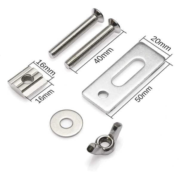 Sats med 4 T-klämmor för 3018-PRO / 3018-MX3 / 3018-PROVer CNC-fräs