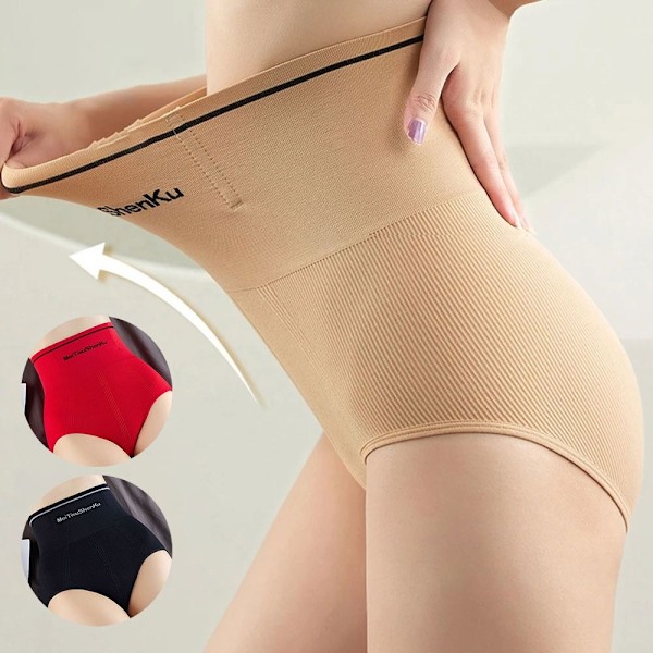 Högmidjade trosor Lyftande Butt Tights RÖD M Red Red M