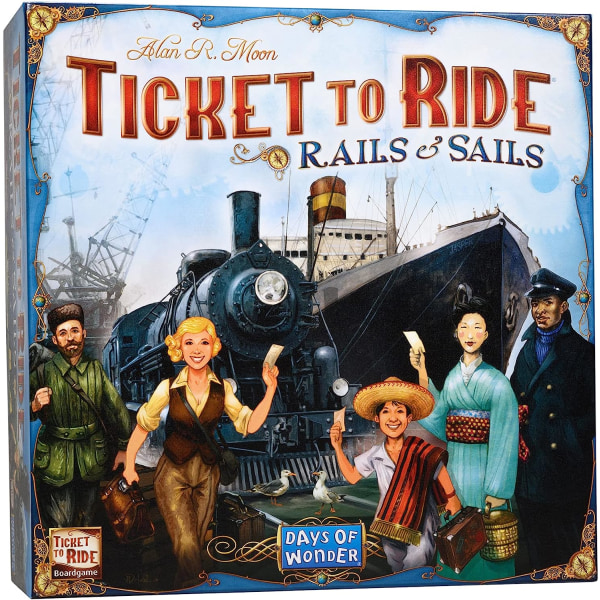 Ticket to Ride: Rails & Sails - Ett brädspel av Days of Wonder | 2-5 spelare - Brädspel