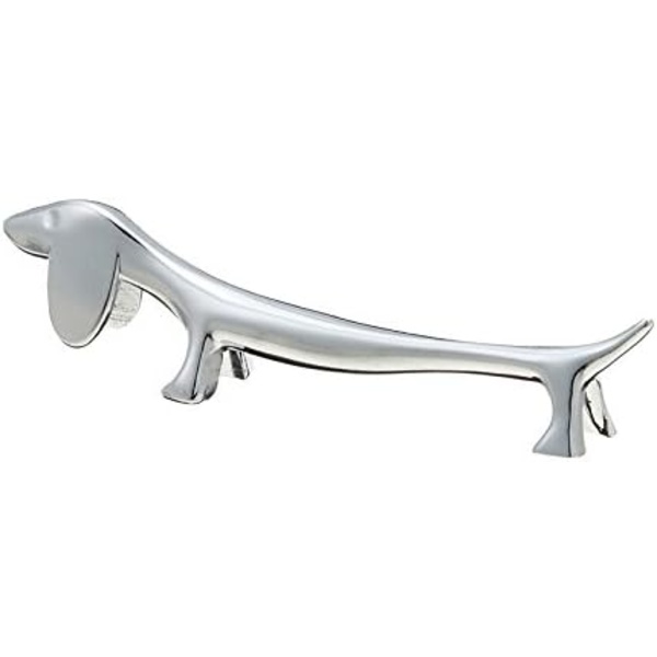 6 kpl hopeanvärinen taksan muotoinen ruokailuvälineteline, 2,5*9 cm