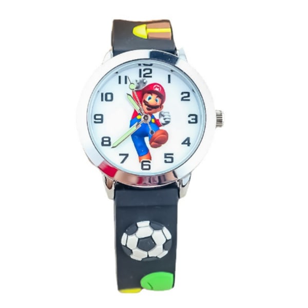 Barnens tecknade Super Mario docka klocka studenter armbandsklockor D