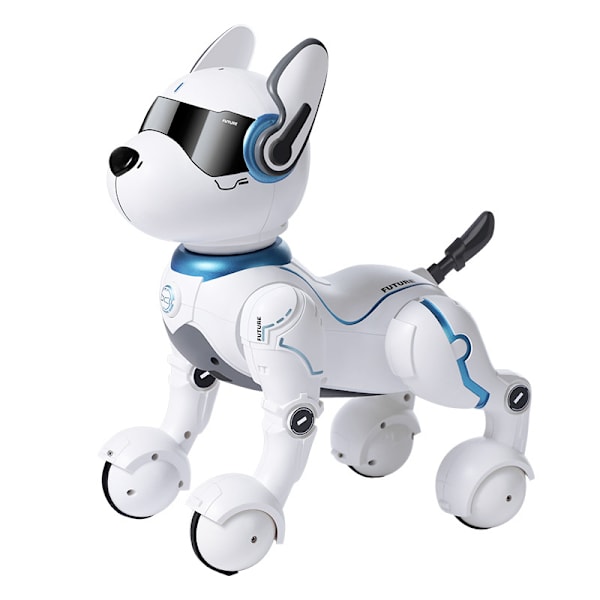 Power Puppy Smart Robot Hund Programmerbar med Fjernkontroll, Danser og Triks