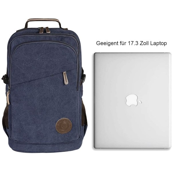 Laptop Ryggsäck Dator Resväska Kvinnor Män Anti-stöld
