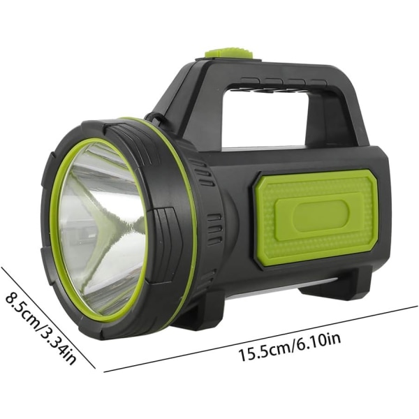 Ultra Powerful USB Rechargeable Lumens Led Flashlight with Side