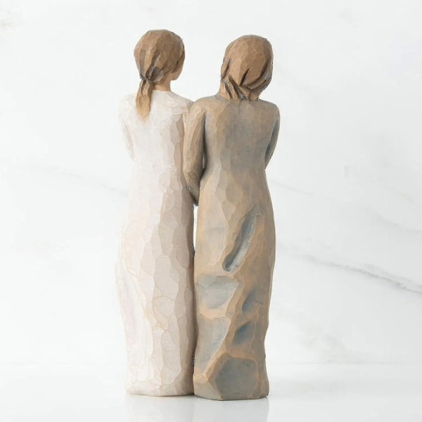 Willow Tree Min syster Min vän Skulptur Handmålad figur (FMY)-Perfekt