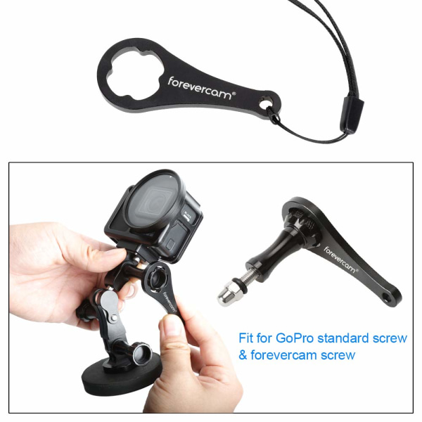 Ball Joint Mount Swivel Arm Mount Rotation Kompatibel for GoPro