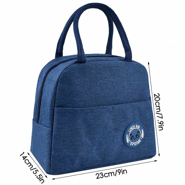 Lunsjpose, Tote Bag for Women Wide Open Insulated Cooler Bag