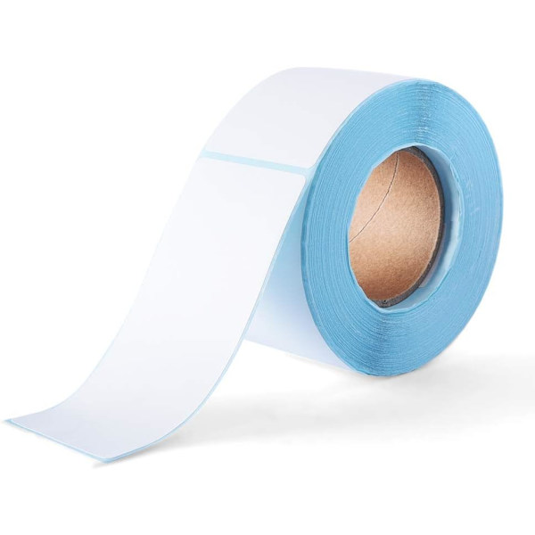 Självhäftande etiketter, adressetiketter, tom rulle
