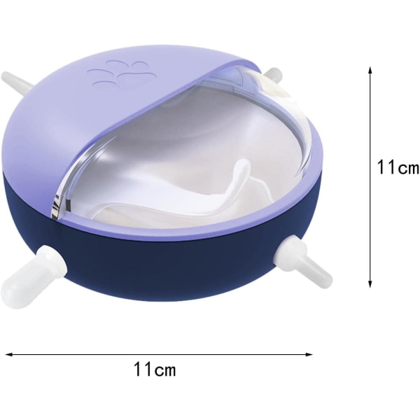 Hvalpe Nipples Feeder, Multi-mouthed Pet Silicone Bionic Milk Bowl