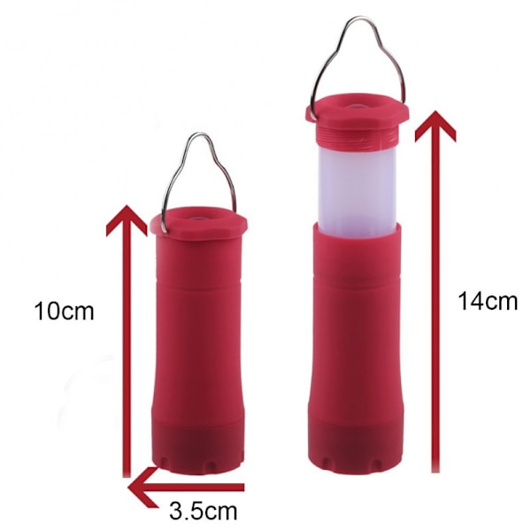 Nödlampa Campinglampa Tältlampa Lykta Ficklampa, 3W LED-lampa