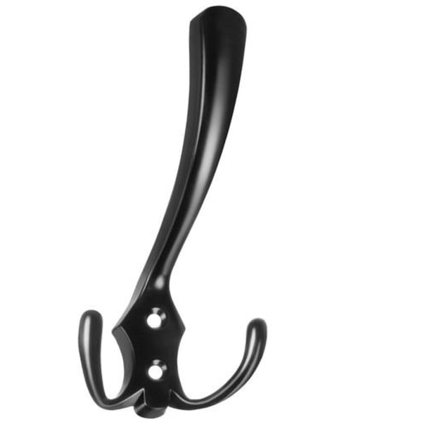 5-pack - Trippel väggkrokar / Klädhängare black 300
