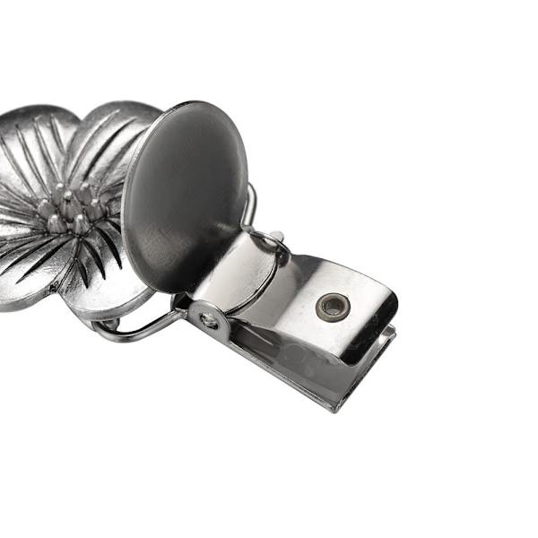 Blommig Cardigan Clip Sjal Brosch Anka Clip 2