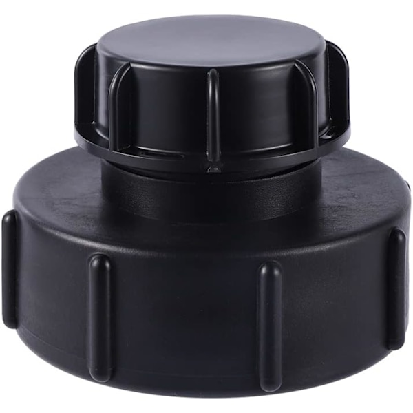 IBC tankadapter S100 x 8 - För reduktion S60 x 6 - Grov gänga med lock - Trädgårdsslang - Kranadapter