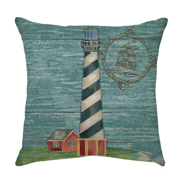 Set med 4 Cover 45 * 45cm P Stil Bomull och Linne Kudde Soffa Ho