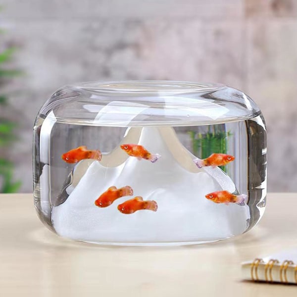 Fiskskål, Akvarium Dekoration Prydnad