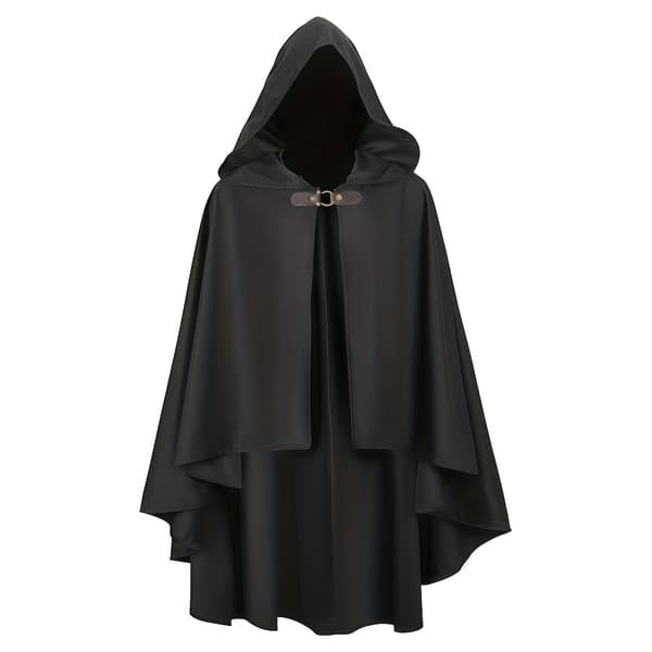 Middelalderlig Vikinge-stil Kappe Kostume til Halloween Cosplay og Sceneoptræden S Blue