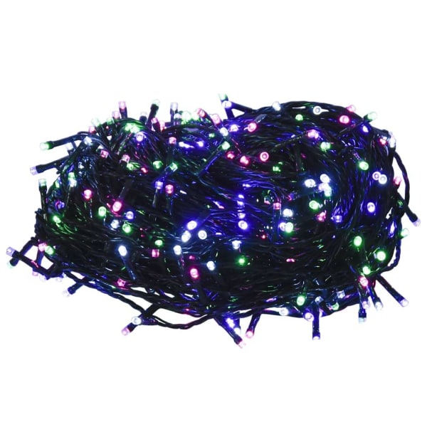 Ljussträng med 600 LED-lampor i flerfärgad pastell, 60 m PVC