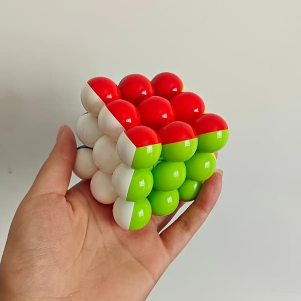 Tarraamaton 3x3 pallokuutio taikapalapeli-FA-