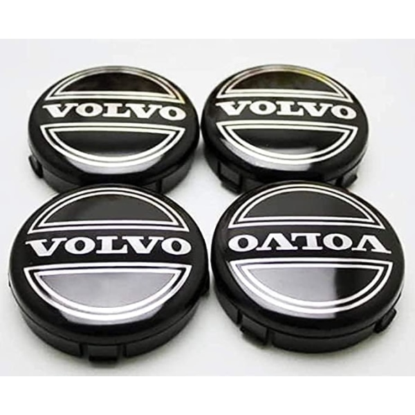 4 stk. Center Caps Navkapsler til Volvo S60 S90 XC40 XC60 V90 S40 S80