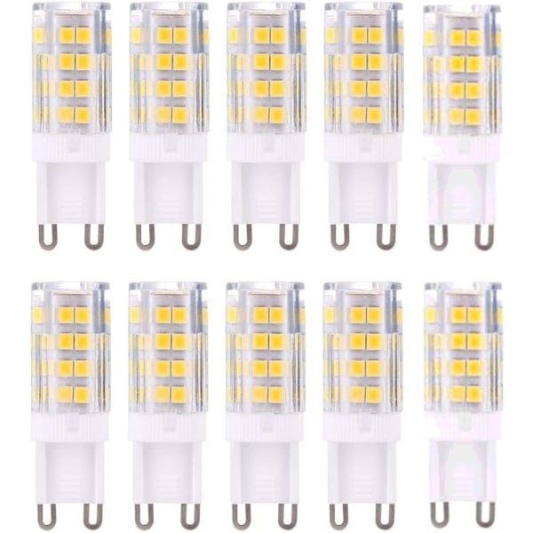 10 G9 LED-pærer, varm hvid; ikke dæmpbar