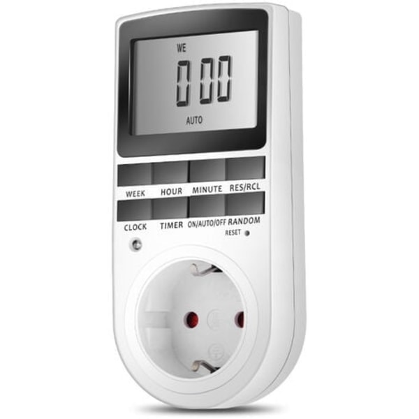 Programmerbar digital stikkontakt, Maxcio numerisk ukentlig timer med