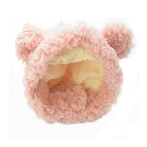 Söpö päähine kissoille ja pennuille Fleece Karhu Hattu Pehmeä Lämmin