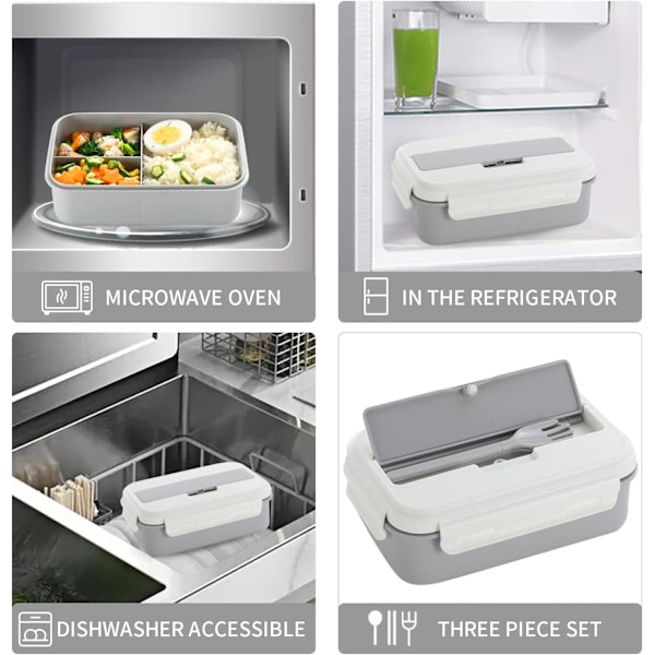 Lunchboks, Bentoboks for barn og voksne, matbeholder med