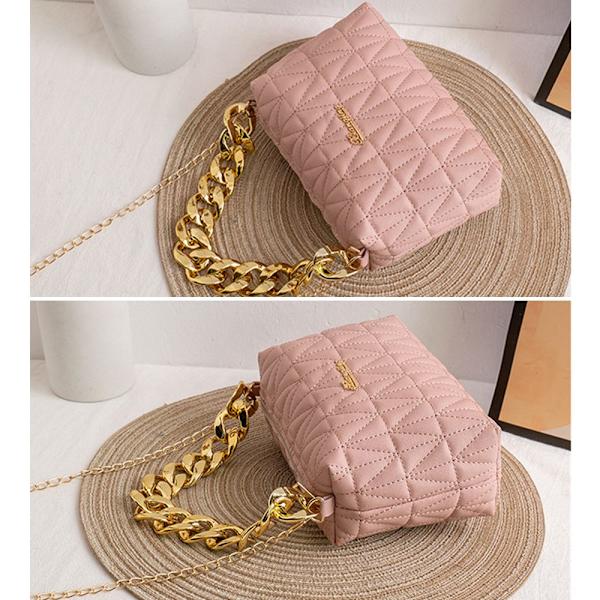 Mode Damtasker Skuldertasker Kædetasker Rosa pink
