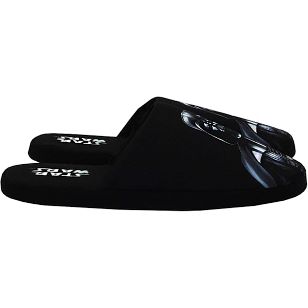 Star Wars Herr Dark Side Darth Vader Tofflor 7 UK-8 UK Svart Svart