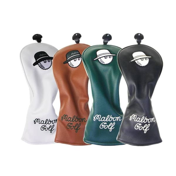 Golfklubbskydd, inklusive driverskydd brown Utility Hybrid