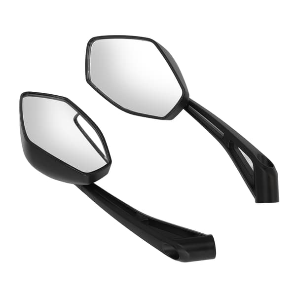 2 pcs Motorcycle Rearview Mirror Clear Vision Wide Angle Shockproof Handlebar Side Rearview Mirror Universal for Scooter-FA- 1.2