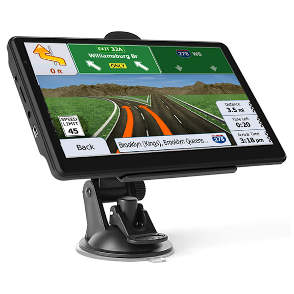 GPS-navigation för bil lastbil 2023 kartor fordons-GPS-navigation 7 tums pekskärm röststyrd bil-GPS för lastbil hastighetsvarning, Australien