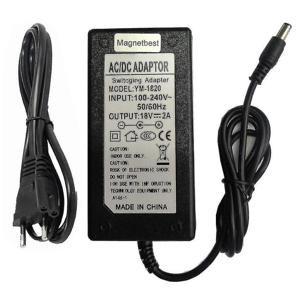 18V 2A AC DC-adapter 18V 2A 36W Strømforsyningsadapter Oplader DC 5.5*2.5/5.5*2.1 mm-XF26-