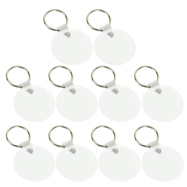 10pcs DIY Pendant Blank Board Key Ring Decoration diy blank boar