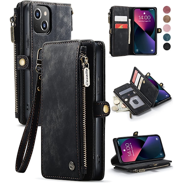 caseme 008 til iPhone 14 sort sort