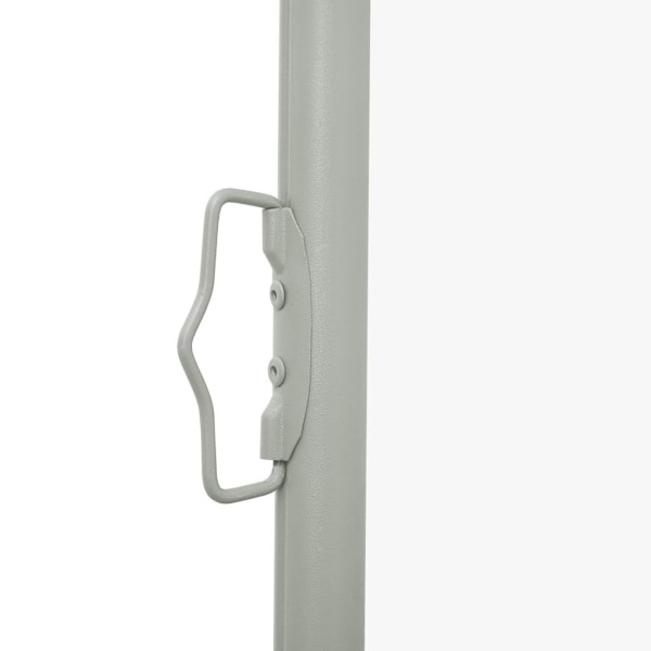 vidaXL Infällbar Sidomarkis 100x300 cm Gråvit Creme 4800