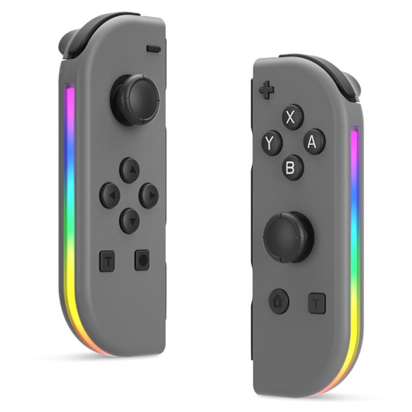 Trådløs Håndkontroll Kompatibel med Nintendo Switch, OLED, Lite Gamepad Joystick (Venstre/Høyre) Erstatning med RGB Høyre grey