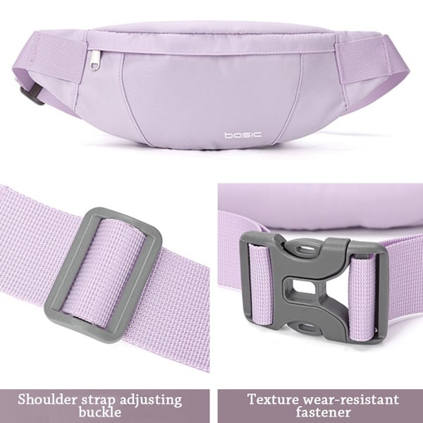 Liten Fanny Pack för Kvinnor & Män Midjeväska Grå gray