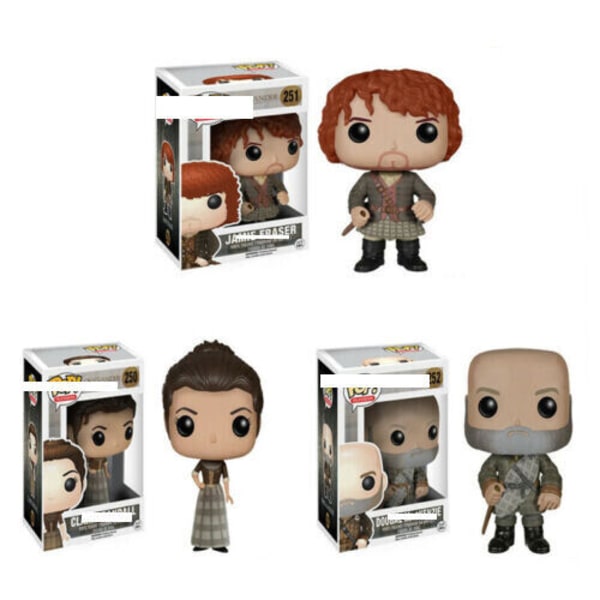 Outlander Jamie Fraser Claire Randall Eksklusive Vinylfigurer POP 250