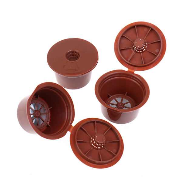 Genanvendelige kaffekapsler til Caffitaly - genopfyldningsbare pods 5*5*5 6 pcs