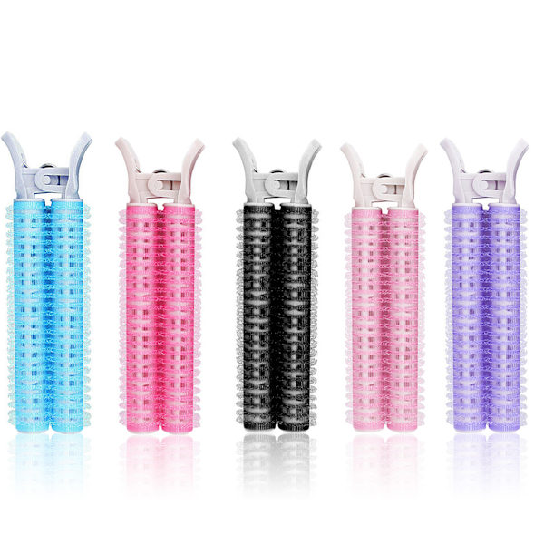 Hårrot Fluffy Clips Bangs Hårstyling Frisør Hårnå random color 5pcs