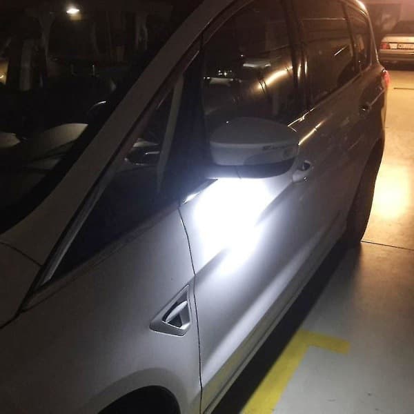 2 stk 18 LED Under Speil Puddle Lys for Ford Mondeo S-Max Edge Explorer F-150-FA-