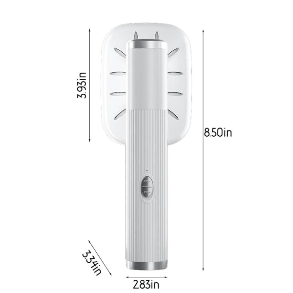 Bærbar dampstrykejern for klær, oppgraderbar håndholdt dampstryker, 180° roterbart strykejern, sammenleggbart reiseplagg for tøy, perfekt for hjem og reiser White