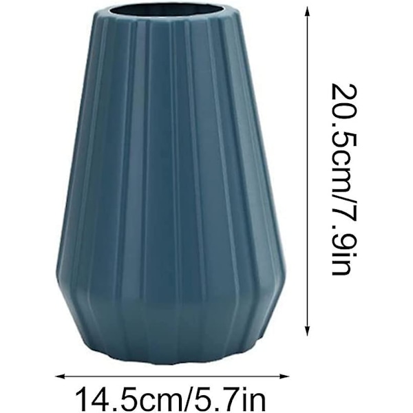 Dekorativ vase, plastik vaser, høje gulvvaser moderne stue