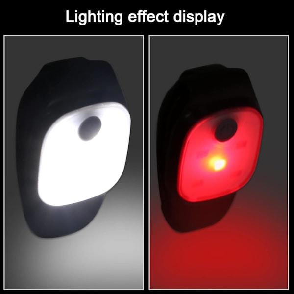 Clip-on løbelys, udendørs LED natløbelampe,