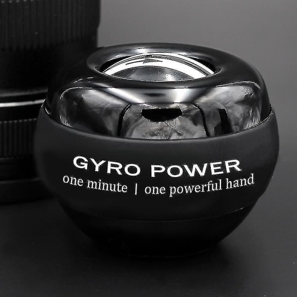 Gyro Power Ball Auto Start Range Gyro Power -käsipallo käänteisellä käsivarrella Käden lihasten vahvistin Kuntoilu, valkoinen