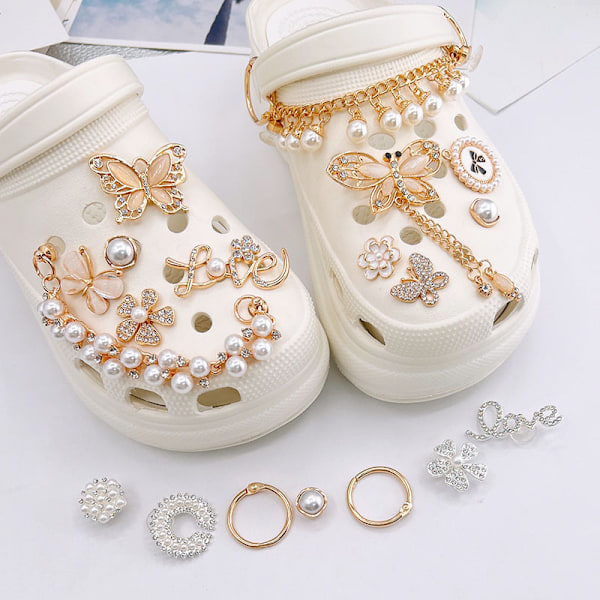 Kvinnor - 20 st skocharm för Crocs, Designer Croc Charms för flicka