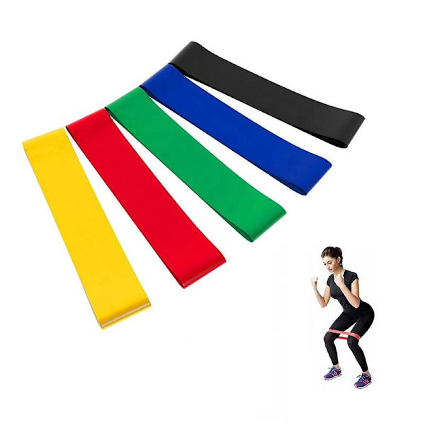 Latexvapaat kuminauhat 5-pack, ohjeet joogaan 125